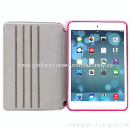Leather Stand Case for iPad Mini, 360-degree Rotating
